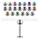 lbc4s labrets lip rings surgical steel 316l labrets chin