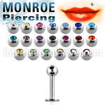 lbcmn labrets lip rings surgical steel 316l labrets chin