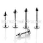 lbcn3 labrets lip rings surgical steel 316l labrets chin