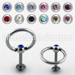 lbcsl labrets lip rings surgical steel 316l labrets chin