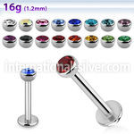lbhjb3 labrets lip rings surgical steel 316l labrets chin