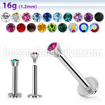 lbic labrets lip rings surgical steel 316l labrets chin