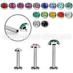 lbifrc labrets lip rings surgical steel 316l labrets chin