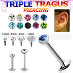 lbirc labrets lip rings surgical steel 316l tragus