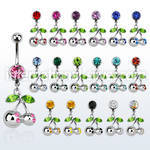 mcd361 belly rings surgical steel 316l belly button