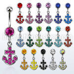 mcd391 belly rings surgical steel 316l belly button