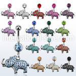 mcd457 belly rings surgical steel 316l belly button