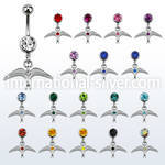 mcd463 belly rings surgical steel 316l belly button