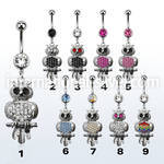 mcd468 belly rings surgical steel 316l belly button