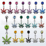 mcd473 belly rings surgical steel 316l belly button