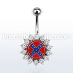 mcd505 belly rings surgical steel 316l belly button