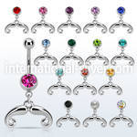 mcd516 belly rings surgical steel 316l belly button