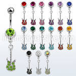 mcd538 belly rings surgical steel 316l belly button