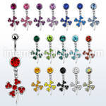 mcd541 belly rings surgical steel 316l belly button