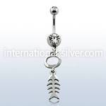 mcd546 belly rings surgical steel 316l belly button
