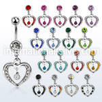 mcd571fr belly rings surgical steel 316l belly button
