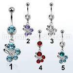 mcd587 belly rings surgical steel 316l belly button