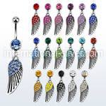mcd607x belly rings surgical steel 316l belly button