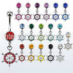 mcd633 belly rings surgical steel 316l belly button