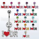 mcd667 belly rings surgical steel 316l belly button
