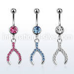 mcd669 belly rings surgical steel 316l belly button