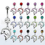 mcd672 belly rings surgical steel 316l belly button