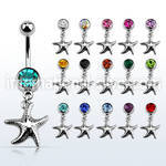 mcd727 belly rings surgical steel 316l belly button