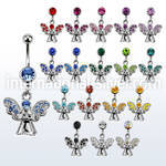mcdang2 belly rings surgical steel 316l belly button