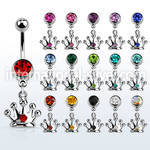 mcdcr2 belly rings surgical steel 316l belly button