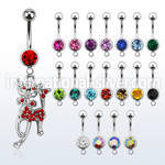mcdct5 belly rings surgical steel 316l belly button