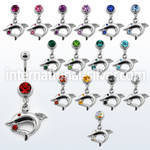mcddp4 belly rings surgical steel 316l belly button