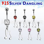 mcdvd20 belly rings surgical steel 316l belly button