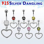 mcdvd24 belly rings surgical steel 316l belly button