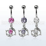 mcdz15 belly rings surgical steel 316l belly button