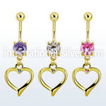 mcdz333 belly rings anodized surgical steel 316l belly button