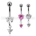 mcdz337 belly rings surgical steel 316l belly button