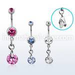 mcdz372 belly rings surgical steel 316l belly button