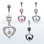 mcdz571 belly rings surgical steel 316l belly button