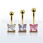 mdgz525 belly rings anodized surgical steel 316l belly button