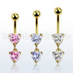 mdgz528 belly rings anodized surgical steel 316l belly button