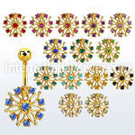 mdk700 belly rings anodized surgical steel 316l belly button