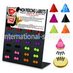 mg101 fake illusion body jewelry acrylic body jewelry belly button