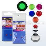 mger16 fake illusion body jewelry acrylic body jewelry belly button