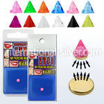 mgvcn5 fake illusion body jewelry acrylic body jewelry belly button