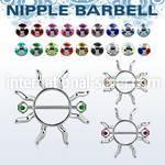 mjnp104 straight barbells surgical steel 316l nipple
