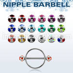 mjnpe5 straight barbells surgical steel 316l nipple