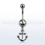 msd632 belly rings surgical steel 316l belly button