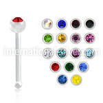 nba3 nose bone acrylic body jewelry nose