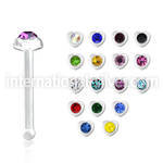 nbac5 nose bone acrylic body jewelry nose
