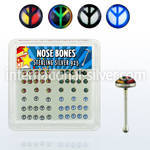 nblgx4 nose bone silver 925 nose